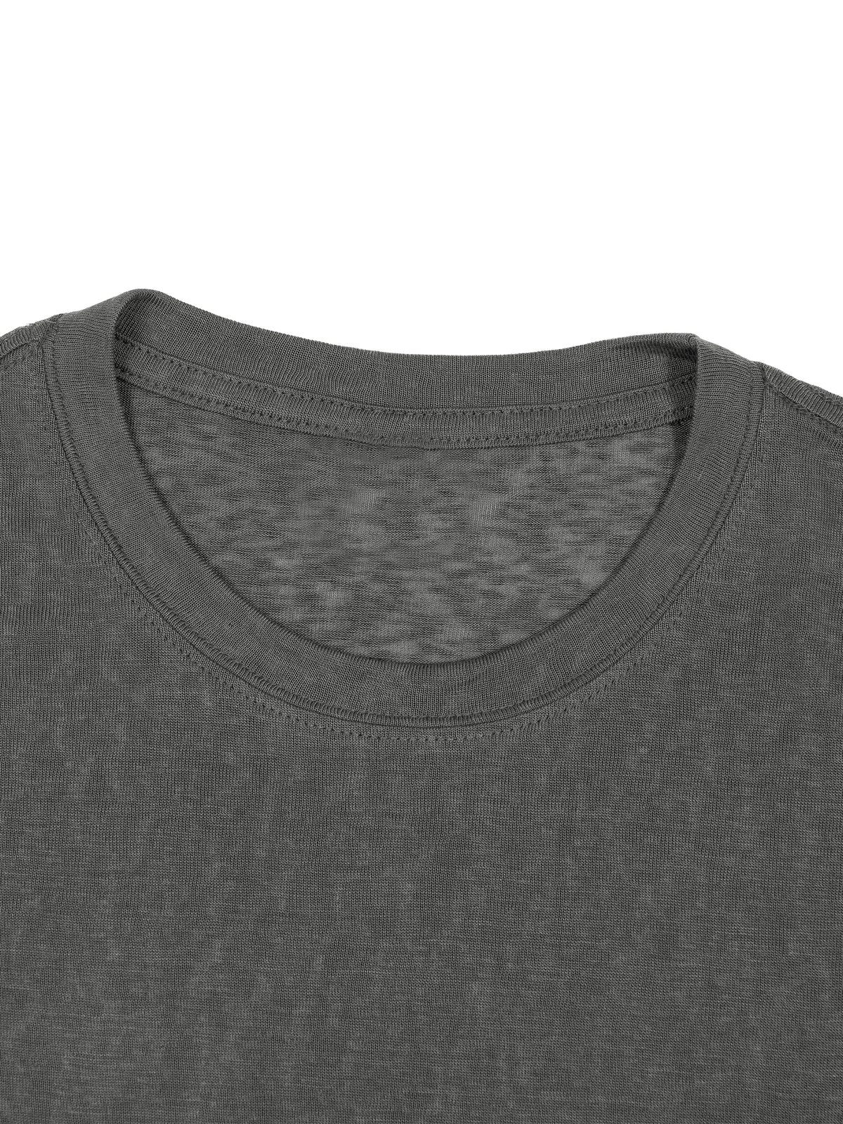 THE FIREROCK Lightweight Men’s Sheer LYOCELL Blend Boxy T-Shirt