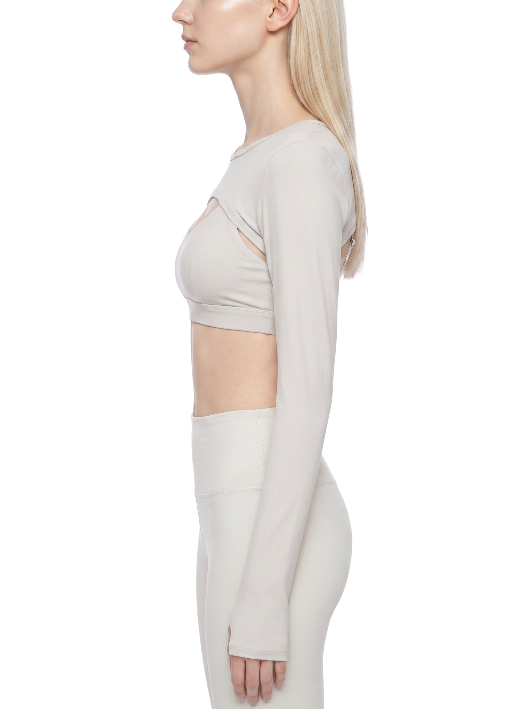 THE HEAT Women’s Stylish Cutout Long Sleeve Sports Shrug