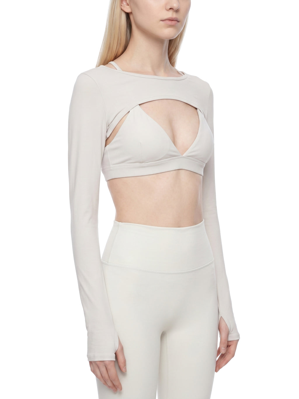 THE HEAT Women’s Stylish Cutout Long Sleeve Sports Shrug