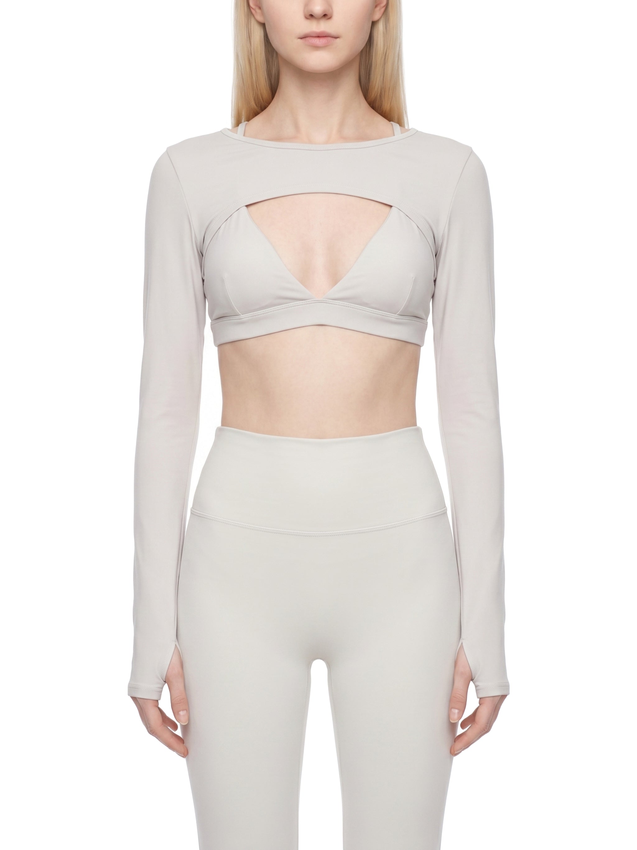 THE HEAT Women’s Stylish Cutout Long Sleeve Sports Shrug