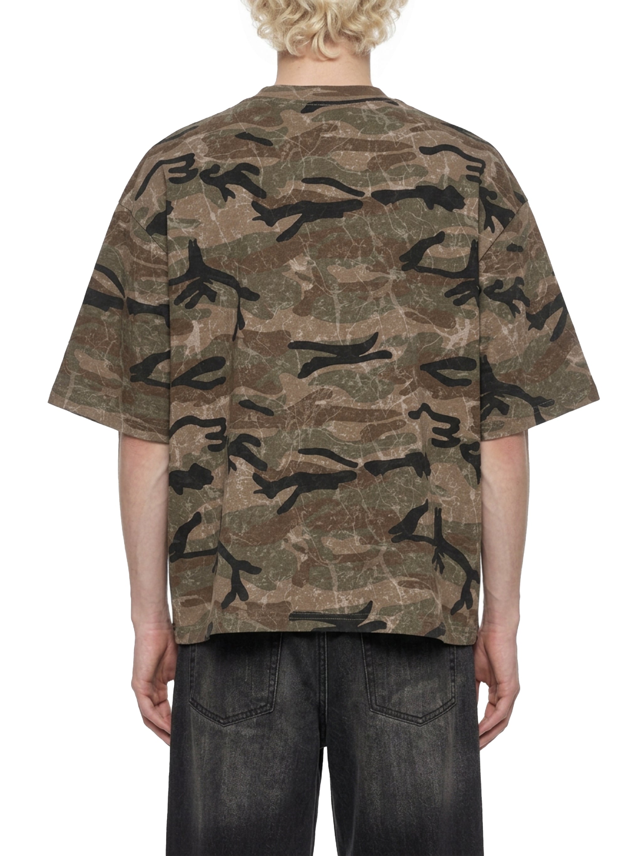THE BLAST Unisex Boxy Camo Print T-Shirt