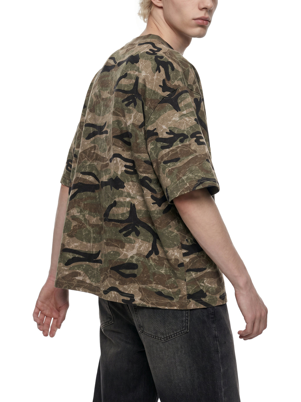 THE BLAST Unisex Boxy Camo Print T-Shirt
