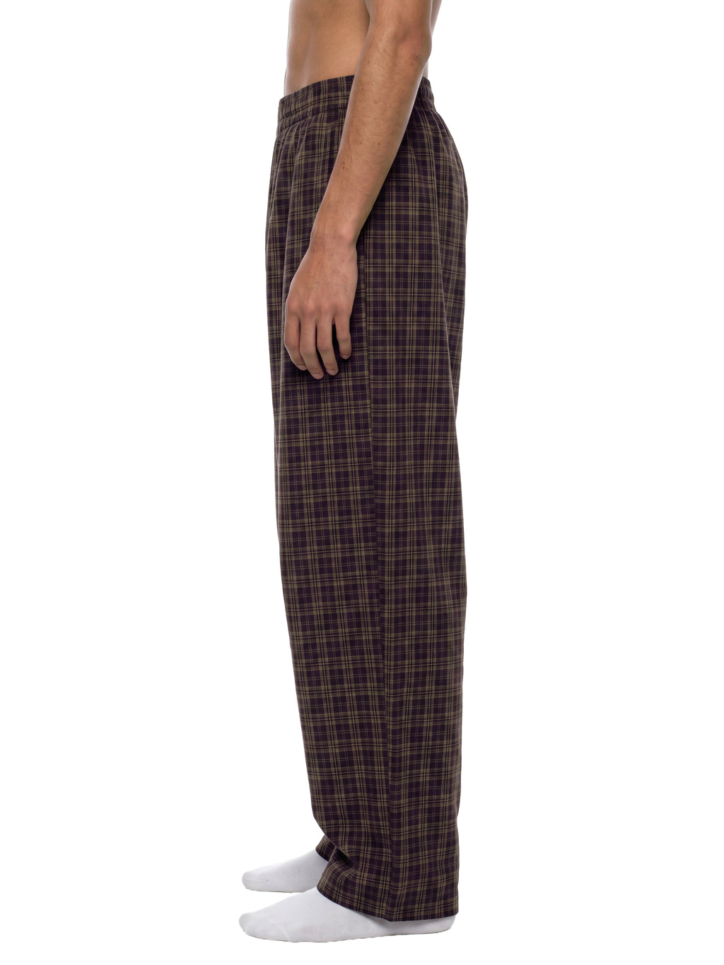 THE HEAT Unisex Plaid Wide Track Leg Pants