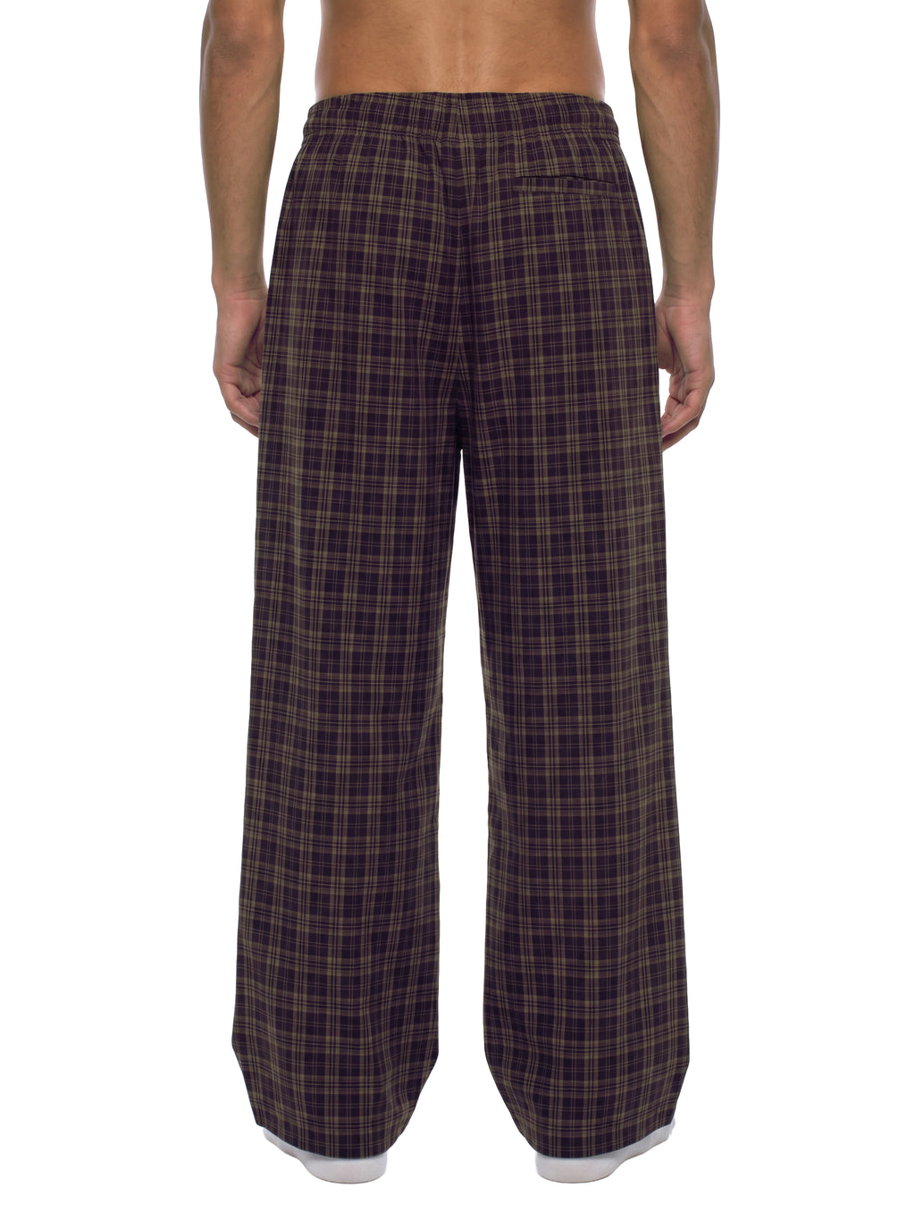 THE HEAT Unisex Plaid Wide Track Leg Pants