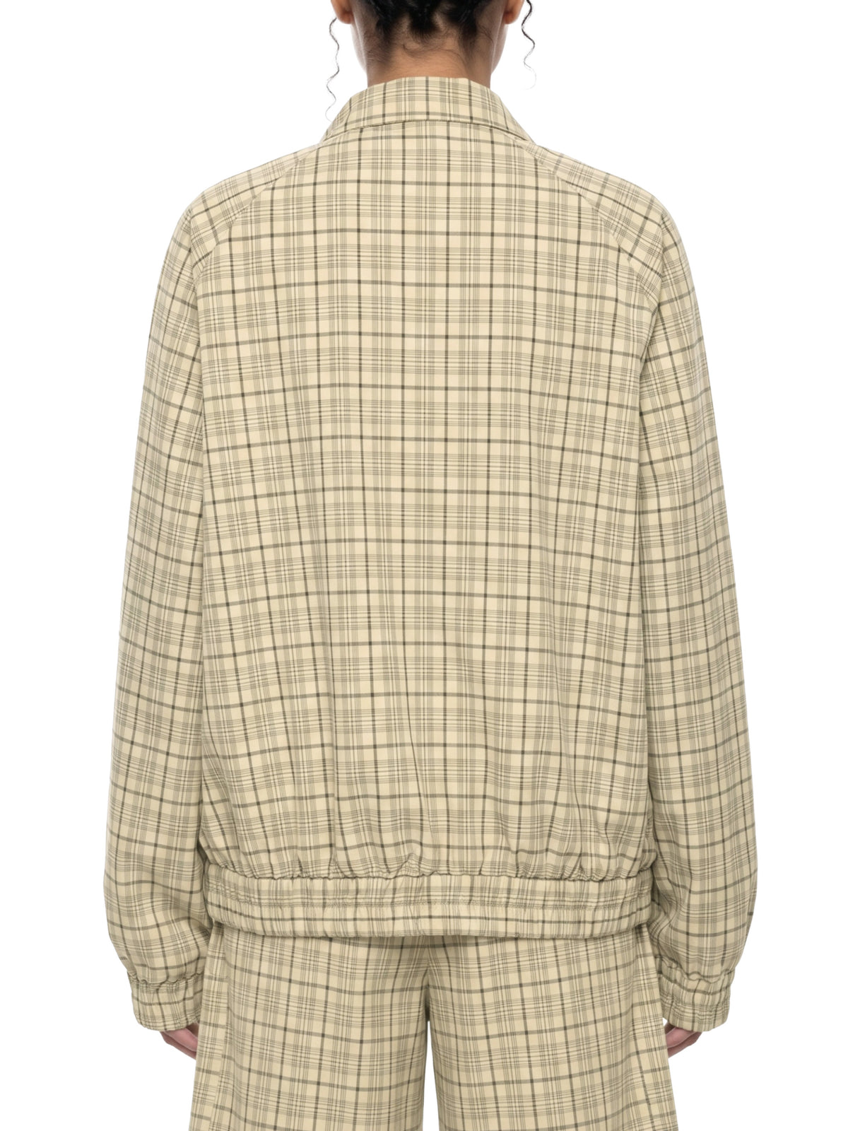 THE HEAT Unisex Plaid Full-Zip Track Jacket