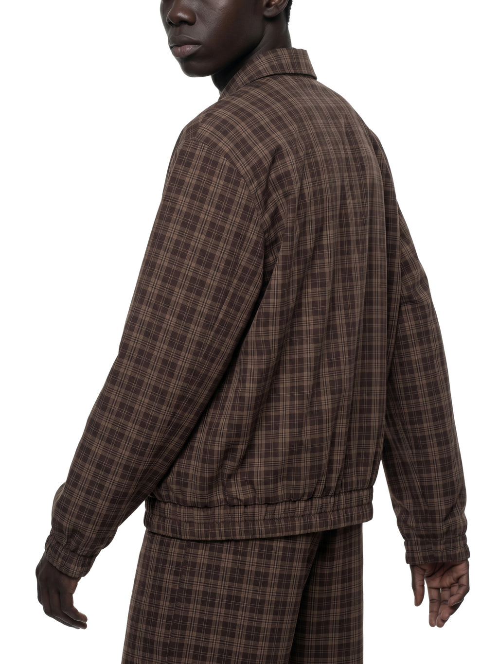 THE HEAT Unisex Plaid Full-Zip Track Jacket