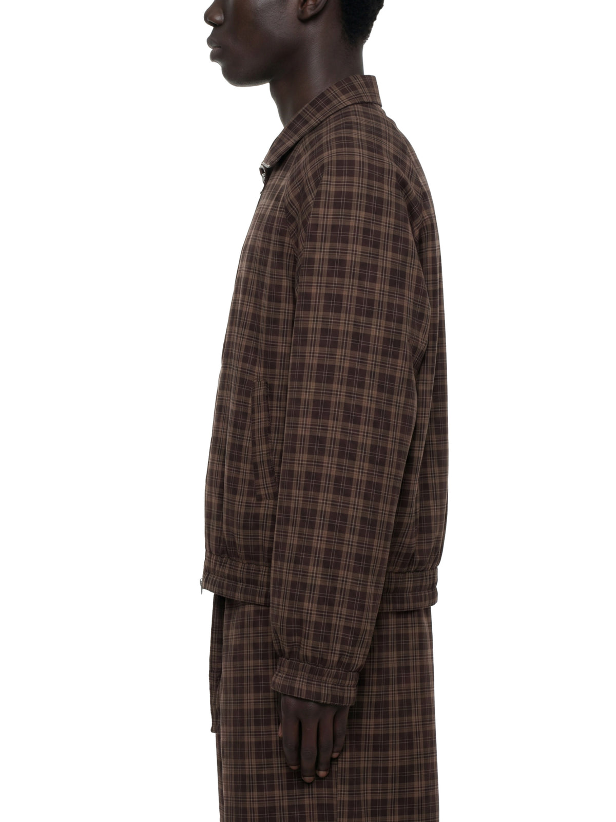 THE HEAT Unisex Plaid Full-Zip Track Jacket