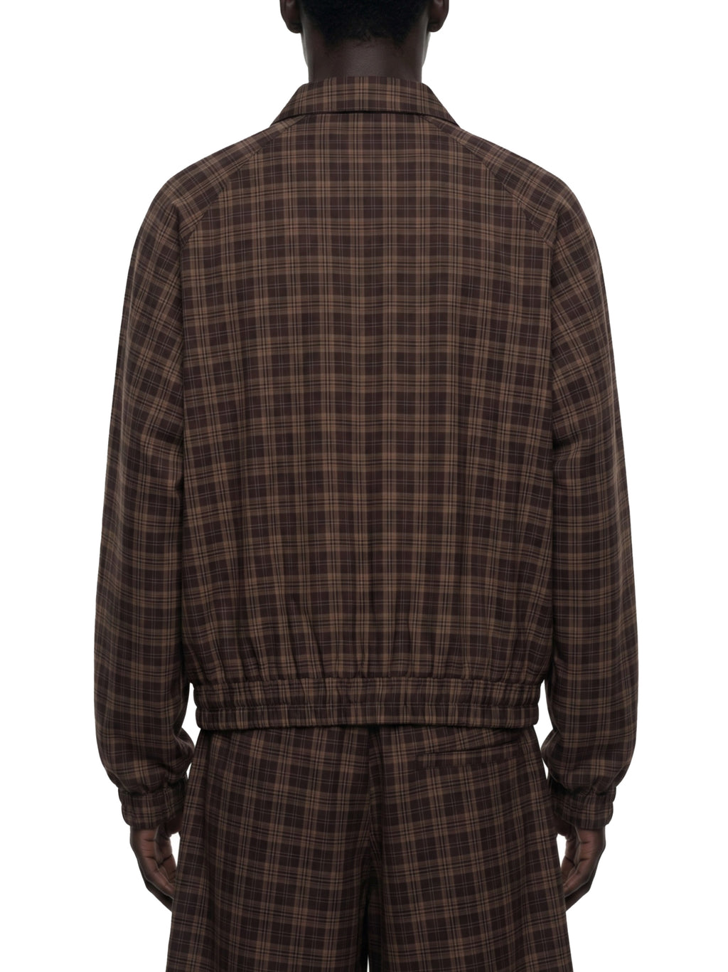 THE HEAT Unisex Plaid Full-Zip Track Jacket