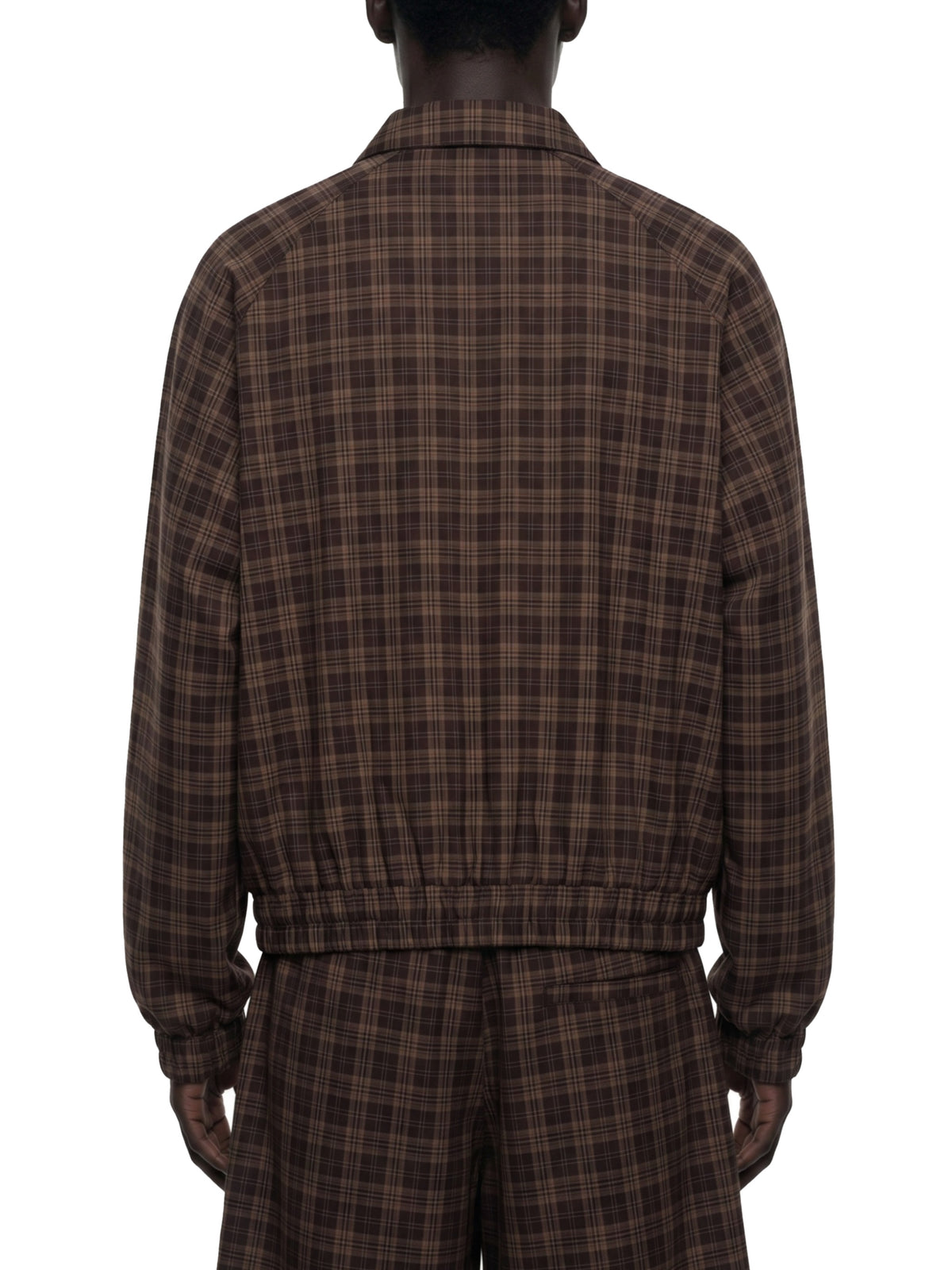 THE HEAT Unisex Plaid Full-Zip Track Jacket