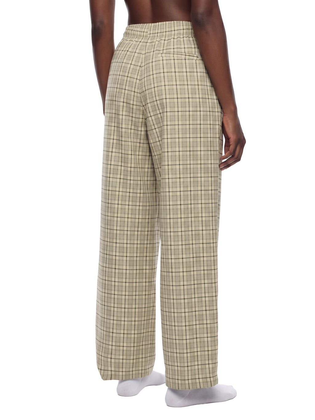 THE HEAT Unisex Plaid Wide Track Leg Pants