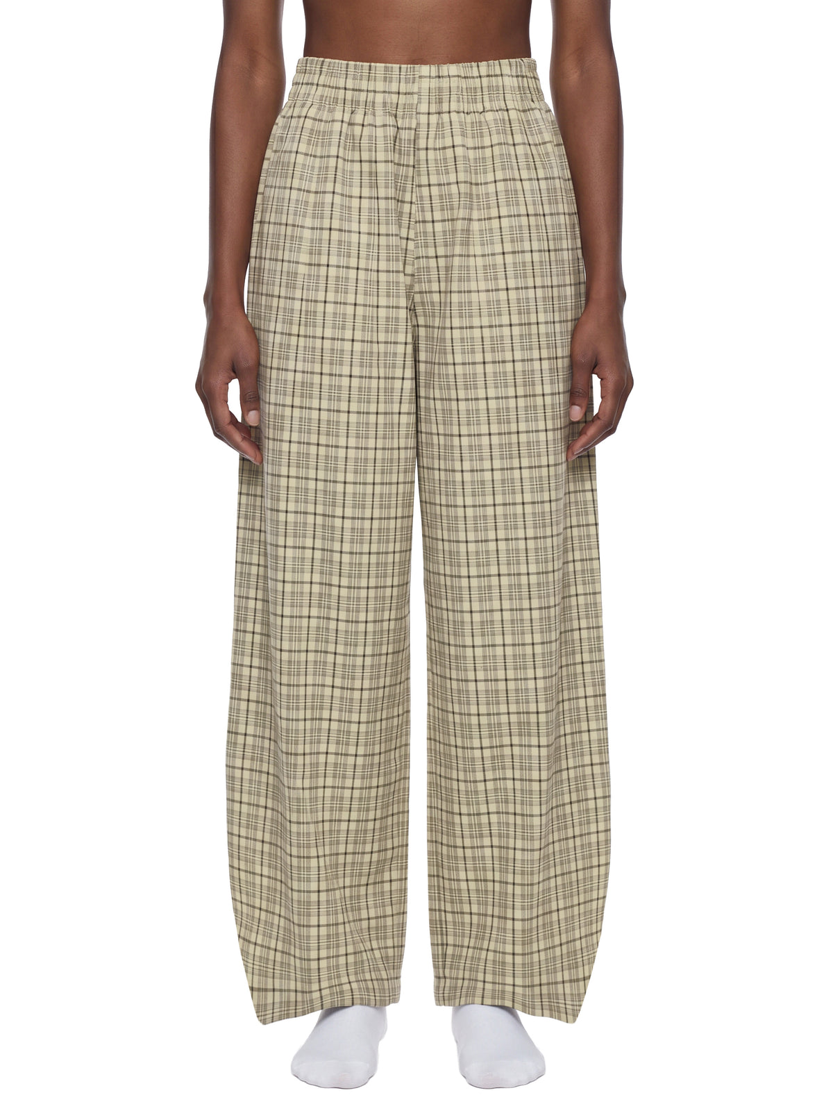 THE HEAT Unisex Plaid Wide Track Leg Pants