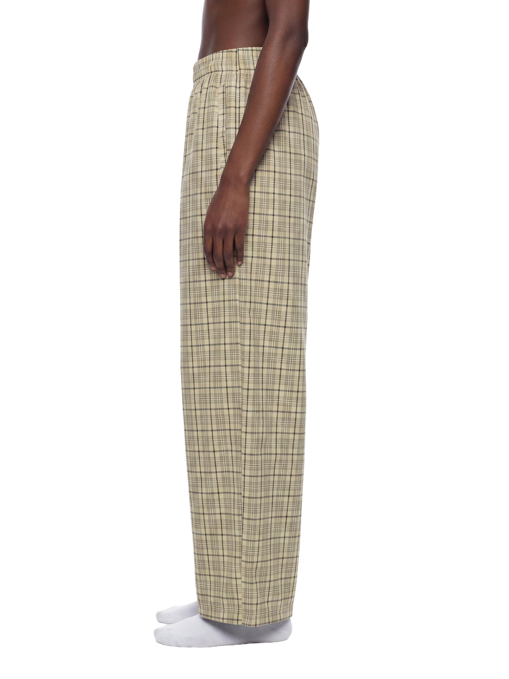 THE HEAT Unisex Plaid Wide Track Leg Pants