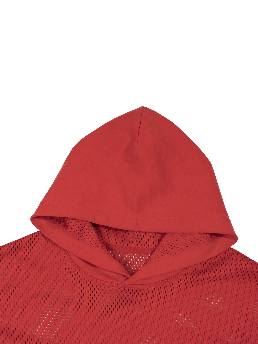 Unisex Panel Mesh Sleeveless Hoodie