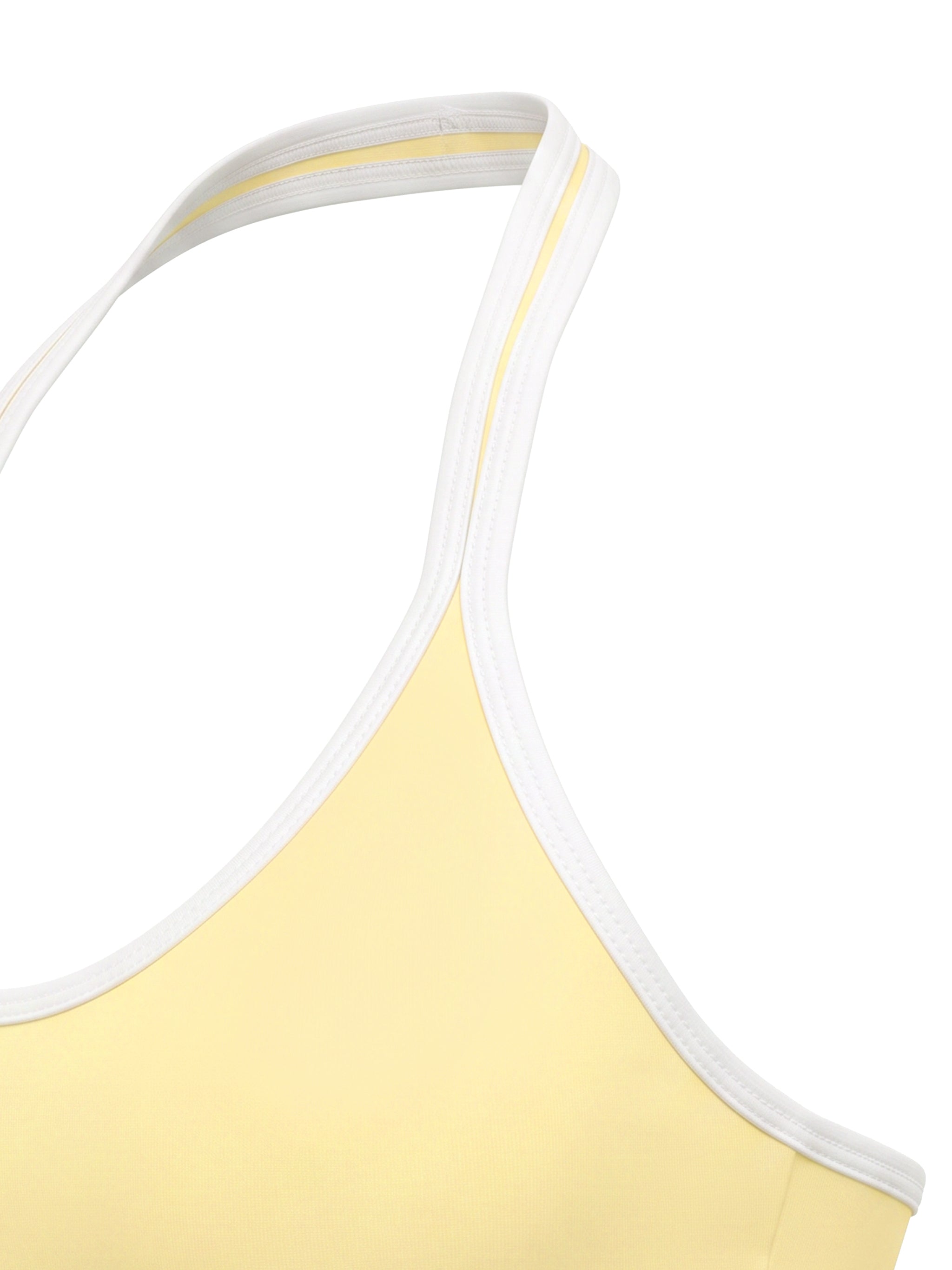 THE HEAT Women's Halter Color Block Sports Bra