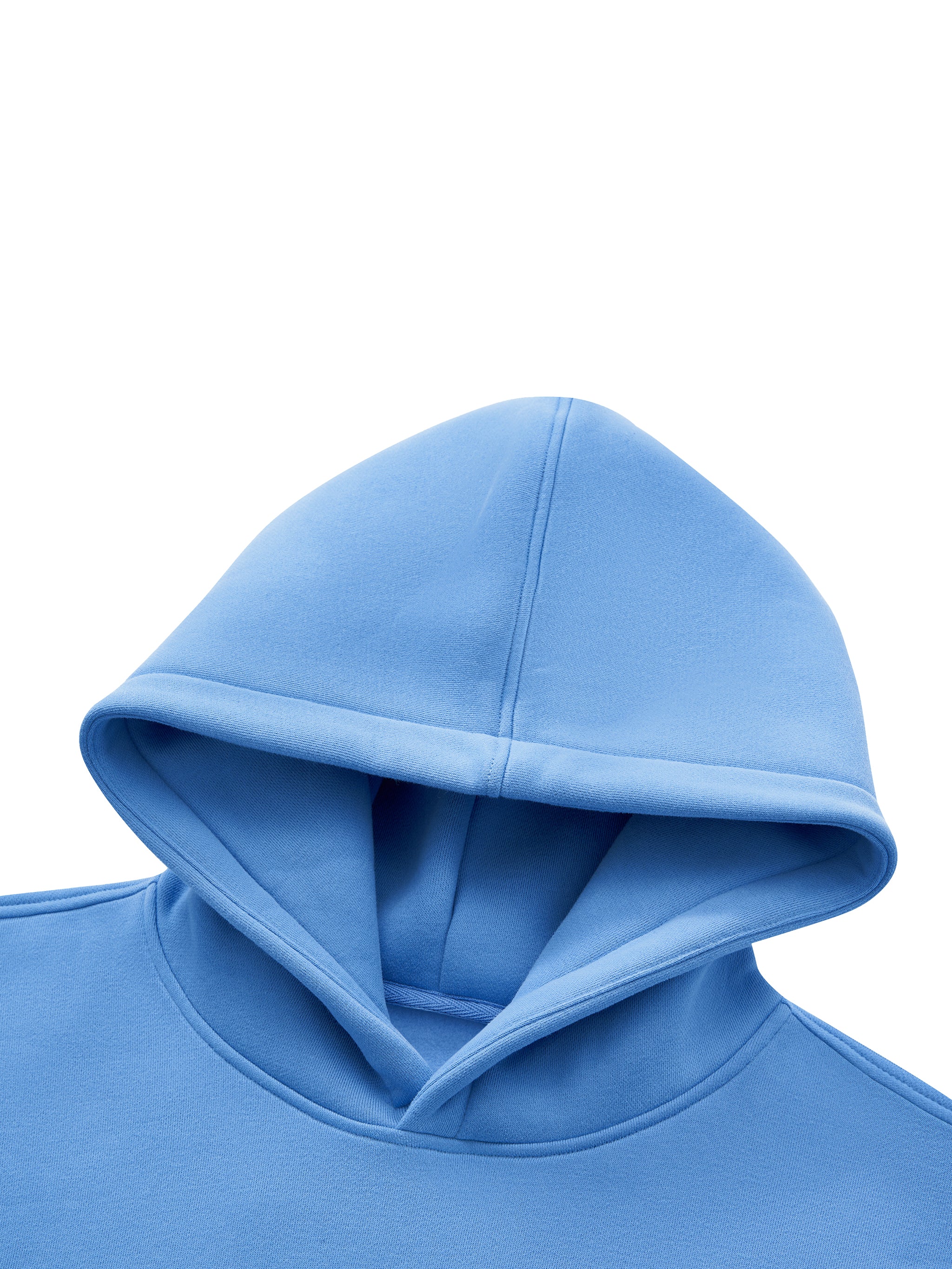 THE  CINDER Unisex Oversized Color Block Fleece Sun-Hoodie