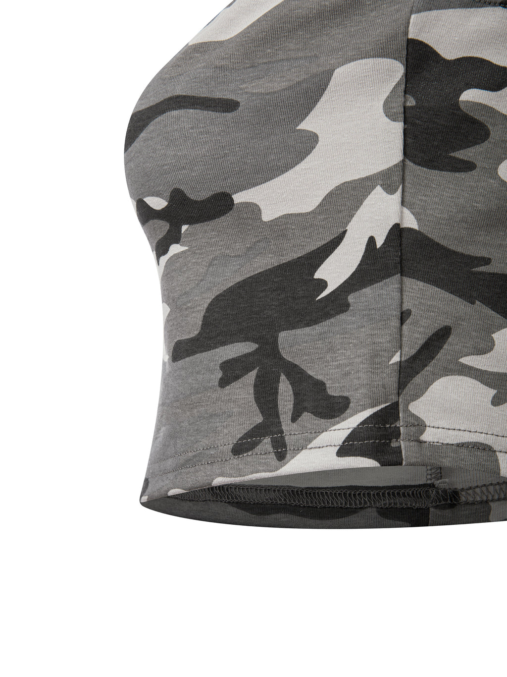 THE BLAST Women’s Camo Cropped Tube Top
