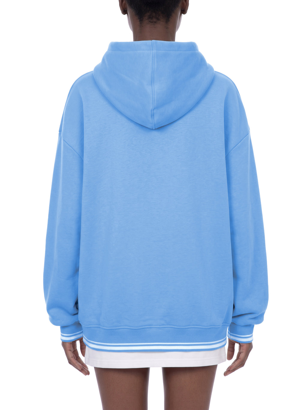 THE  CINDER Unisex Oversized Color Block Fleece Sun-Hoodie